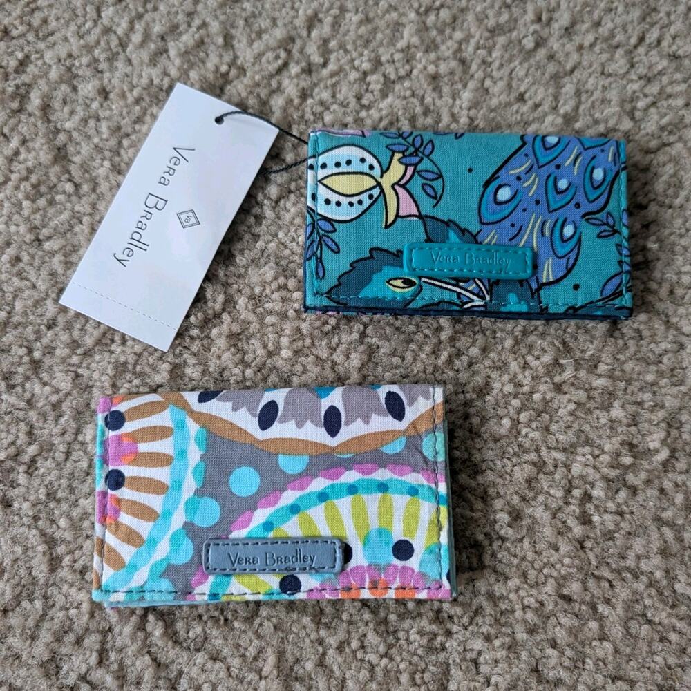 Set Of Two Vera Bradley Card Holders NWT